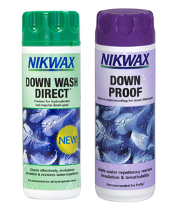 Nikwax Down Wash & Down Proof Direct Twin Pack 300ml